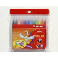 Stabilo 12Feut.Col.Power Max