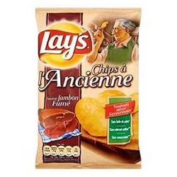 Lay S Chips Lays Ancienne Jambon Fumé 120G