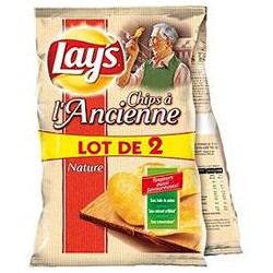 2X135G Chips Ancienne Sel Lays