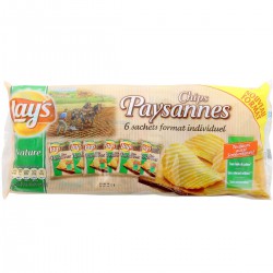 6X27,5G Chips Paysanne Sel Lay S