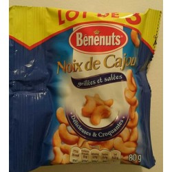 3X80G Noix De Cajou Benenuts