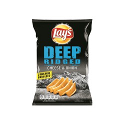 120G Chips Deep Ridged Cheese Lay S