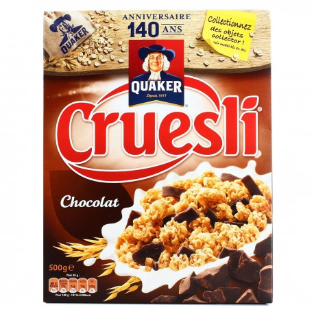 Et.Cruesli Chocolat 500G Quaker
