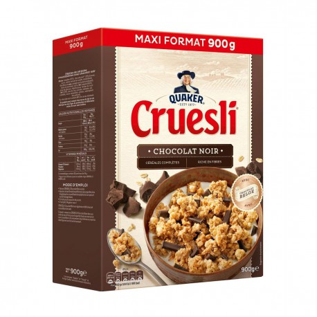 Quaker Cruesli Choco Noir 900G