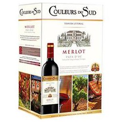 Bib 4Lvin De Pays Igp Merlot Rouge Couleur Sud