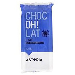 5X100G Tablette Chocolat Au Lait Menage
