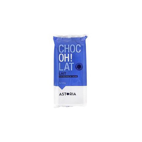 5X100G Tablette Chocolat Au Lait Menage