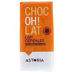 4X100G Tablette Chocolat Au Lait Riz Astoria