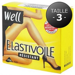 Collant Elastivoile Resille Noir 3