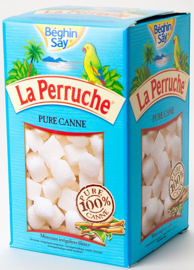 BEGHINSAY Sucre de canne en morceaux La Perruche - 750 g