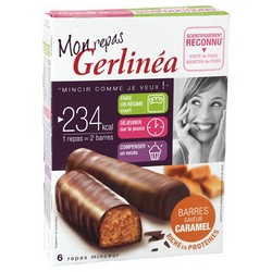 Gerlinea Barre Substitut Repas Caramel 372G
