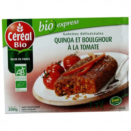 Cereal Bio Galette Quinoa Tomate 200G