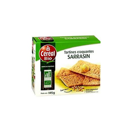 Cereal Bio Tartines Craquantes Sarazin 145G