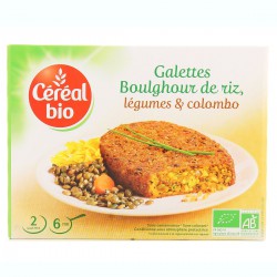 Cereal Bio Galettes Riz Légumes Colombo Céréal Bio 200G