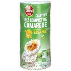 130G Galette De Riz Complet Sesame Cereal Bio