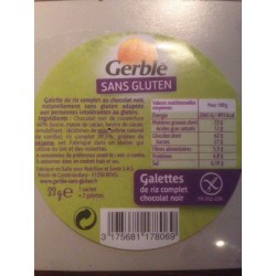 Galettes Riz Choco Noir X2 33G