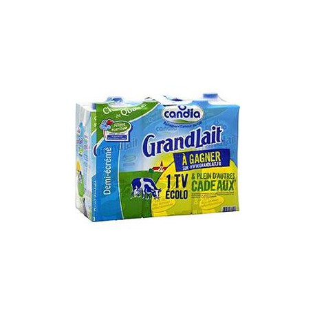 Grandlait 1/2 Ecr Bk 6X1L