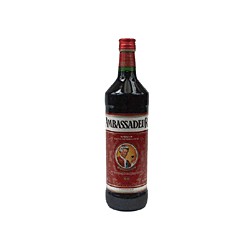 Ambassadeur Rouge Aperitif Base De Vin 16%V Bouteille 1L