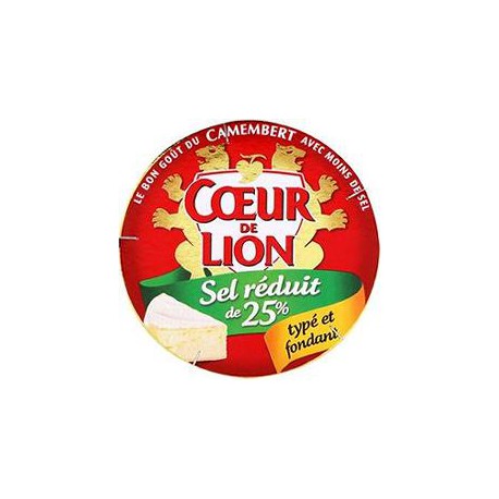 250G Camembert Coeur Lion Sel