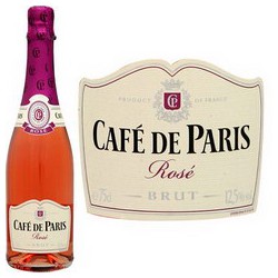75Cl Mousseux Rose Cafe Paris