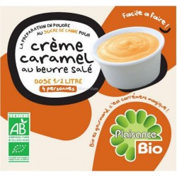 40G Preparation Creme Caramel Bio Plaisance