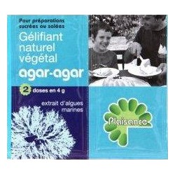 Sachet 2X4G Agar Agar Bio Plaissance