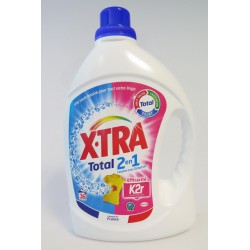 Flacon 2,52L Lessive Liquide 2En1 + Detachant Xtra
