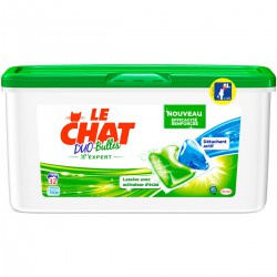 32 Duo-Bulles Lessive Expert Le Chat