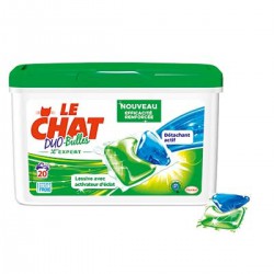 20 Doses Lessive Duo-Bulles Expert Le Chat