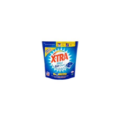 30 Capsules Lessive Xtra Total Eco