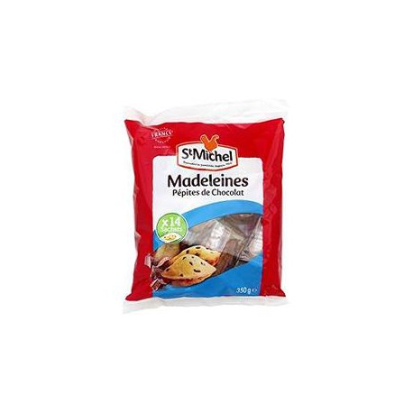 350G Madeleines Pepites De Chocolat Individuelles Saint Michel