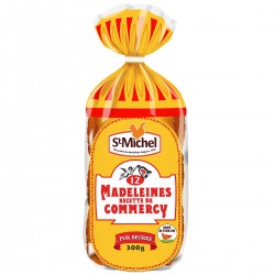 300G Madeleines Commercy Pur Beurre Oeufs Saint Michel