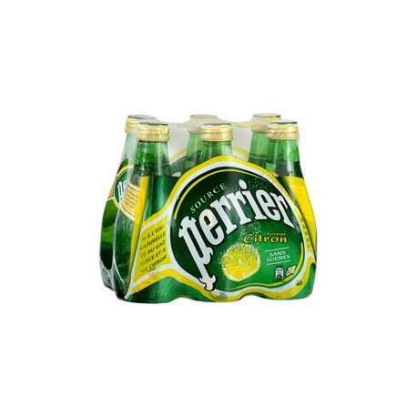 Perrier Citron Eau Gazeuse Bouteille 6X20Cl