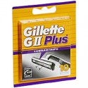 Gillette Lames De Rasoir Gii Plus La Boite De 10 Lames