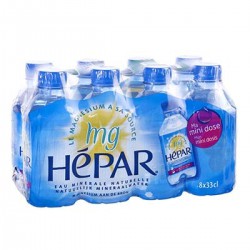 Hepar Eau Minérale Naturelle Hépar Pet 8X33Cl