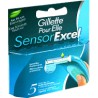 Gillette Lame Sensorexcel Elle Distribuleur De 4
