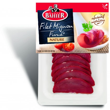 100G Filet Mignon Fume Tranche Nature Bahier