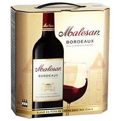 2,25L Bib Bordeaux Malesan Rouge
