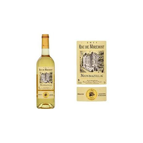 75Cl Monbazillac Blanc Roc De Mir.Medaille 2008