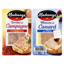 Madrange Duo Mousse De Canard Terrinecampagne 2X50G