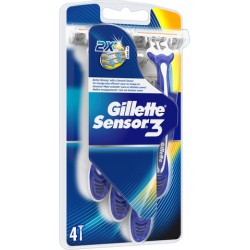 Gillet.Rasoir Jetable Sensor 3 Pack De 3
