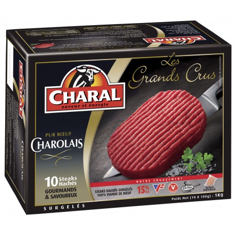 Charal Steak Hache Charolais 10X100G