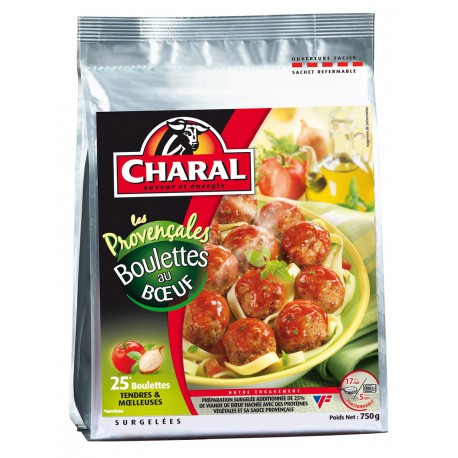 Charal Boulettes X25Sauce Provencale 750G