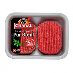 Steak Hache 15% 2X125G Ls