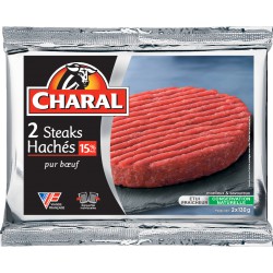 Charal Steak Haché 15% Vbf Charal 2X130G