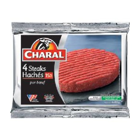 Charal Steak Hache 15% 4X100G