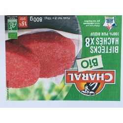 Charal Steak Hache Bio X8 800G