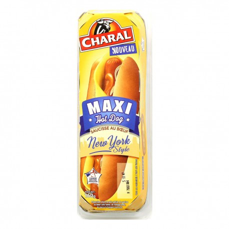 Char.1 Maxi Hot Dog Boeuf 160G