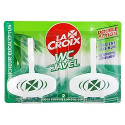 Pack 2X40G Cuvette Javel Lacroix Wc
