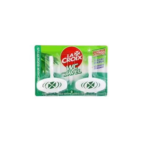 Pack 2X40G Cuvette Javel Lacroix Wc